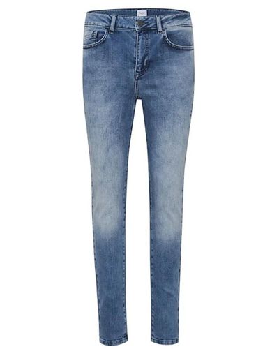 Saint Tropez Jeans slim fit in denim blu chiaro