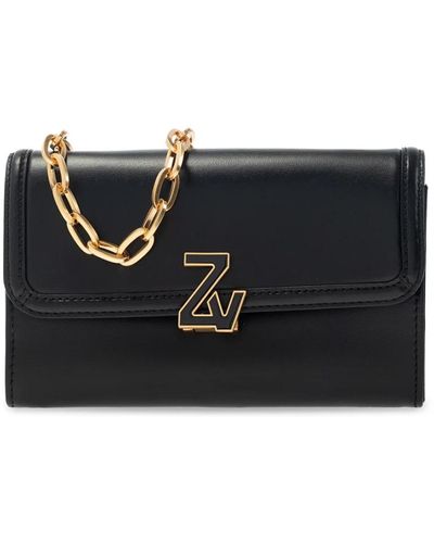 Zadig & Voltaire Wallet with chain - Nero