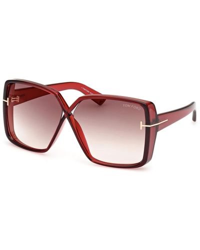 Tom Ford Stylische sonnenbrille für trendbewusste personen - Rot