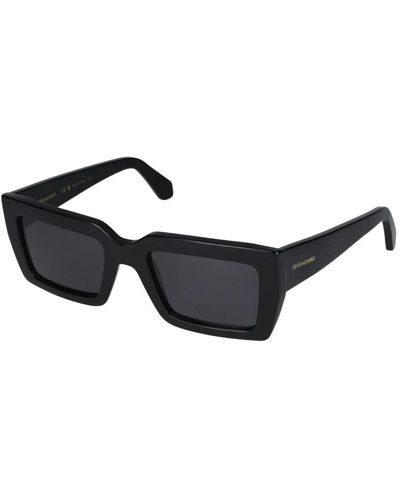 Ferragamo Stylische sonnenbrille sf1108s - Schwarz
