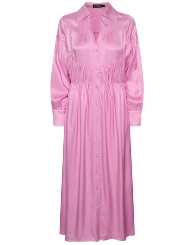 Soaked In Luxury Shirt Dresses - Pink