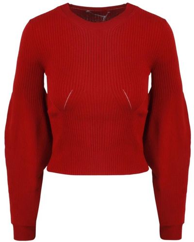 Stella McCartney Round-Neck Knitwear - Red