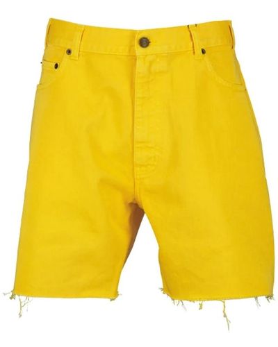 Saint Laurent Denim bermuda shorts - Gelb