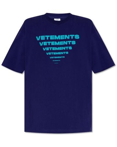 Vetements Tops > t-shirts - Bleu