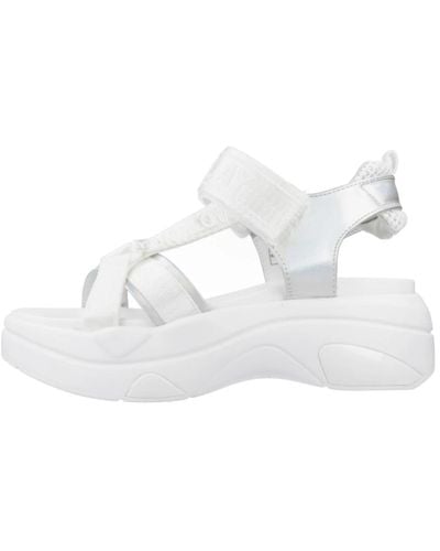 Replay Wedges,stilvolle flache sandalen für frauen - Weiß