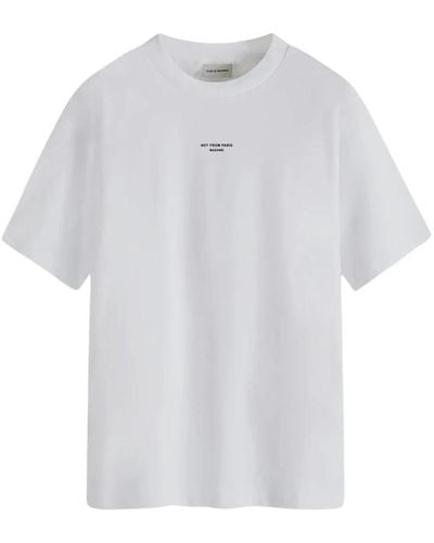 Drole de Monsieur Klassisches slogan t-shirt - Weiß