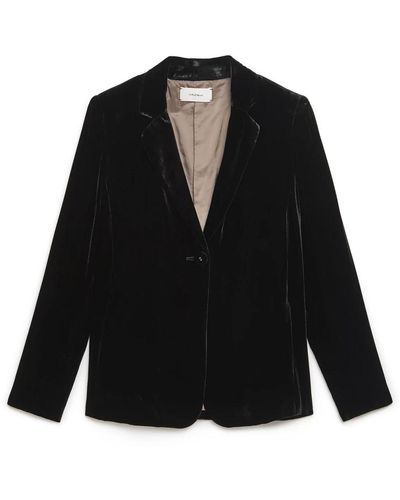 Maliparmi Fluid jacket - elegante e versatile capo d'abbigliamento - Nero