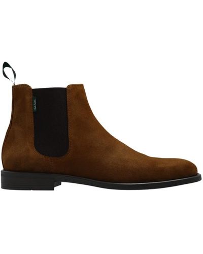 PS by Paul Smith Leather Chelsea boots - Braun