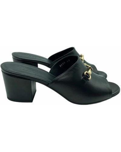 Doucal's High Heel Sandals - Black