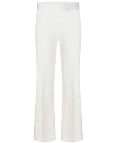 Cambio Wide Trousers - White