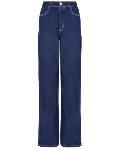 Emporio Armani Jeans > straight jeans - Bleu