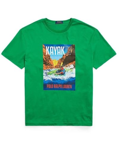 Ralph Lauren Stylisches t-shirt für männer - Grün