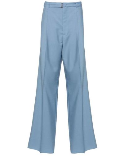 Lanvin Wide Trousers - Blue