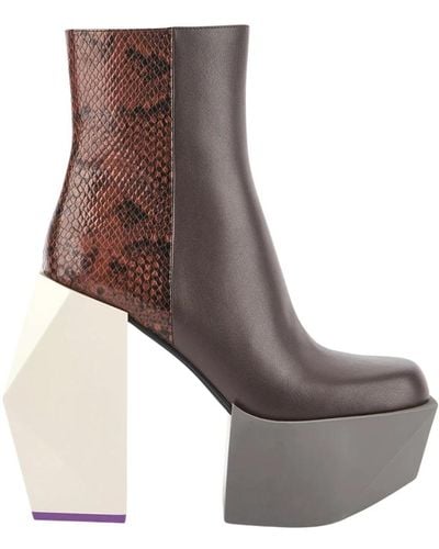 United Nude Shoes > boots > heeled boots - Marron