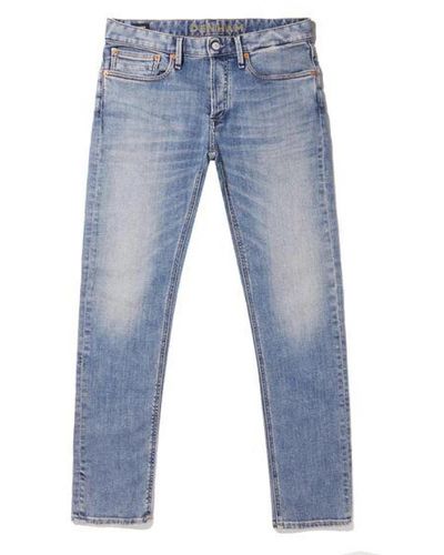 Denham Blaue slim fit jeans mit authentischem look