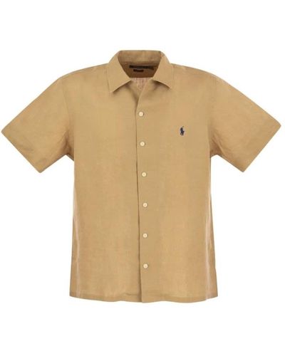 Polo Ralph Lauren Short Sleeve Shirts - Natural
