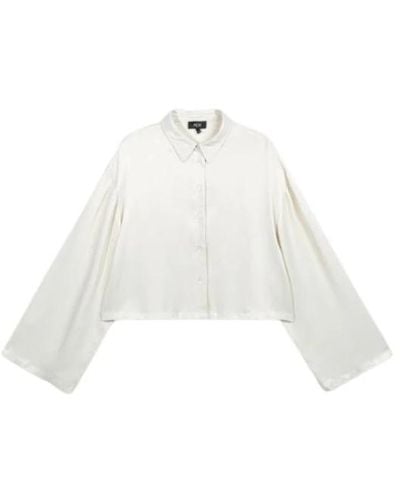 Alix The Label Elegante blusa con maniche kimono - Bianco