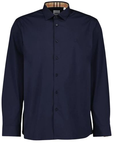 Burberry Klassisches hemd - Blau