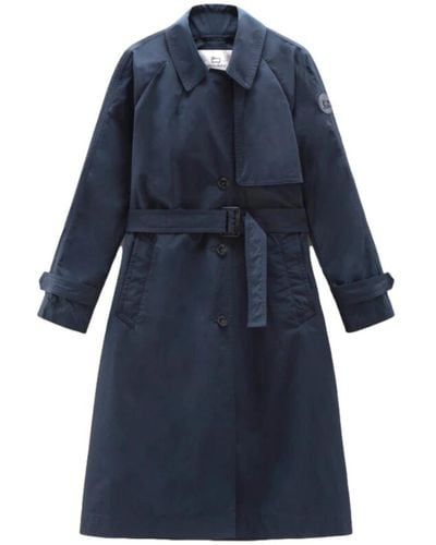 Woolrich Classico trench blu