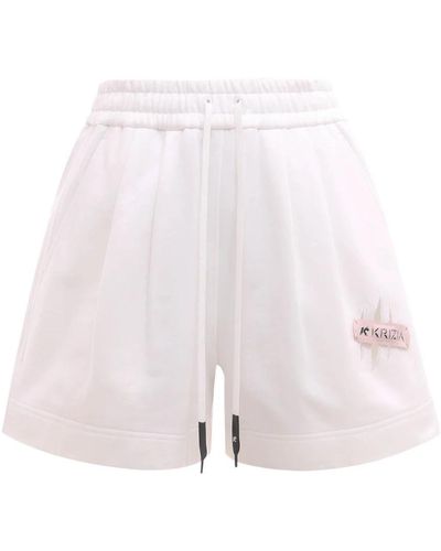 Krizia Short Shorts - White