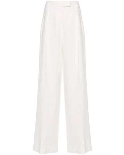 The Row Wide Pants - White
