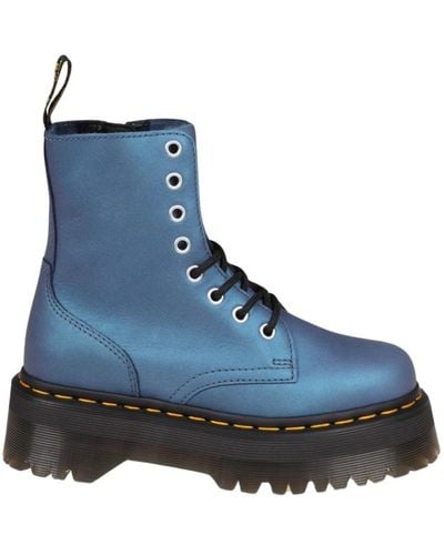 Dr. Martens Lace-Up Boots - Blue