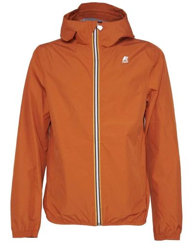 K-Way Sweatshirts & hoodies > zip-throughs - Orange