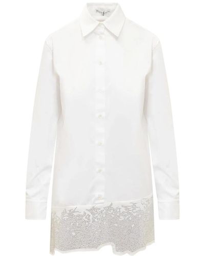 JW Anderson Distr vestito camicia - Bianco