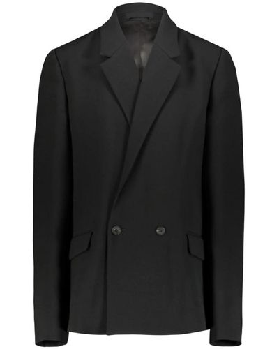 Wardrobe NYC Locker sitzender blazer mit doppelgewebe - Schwarz