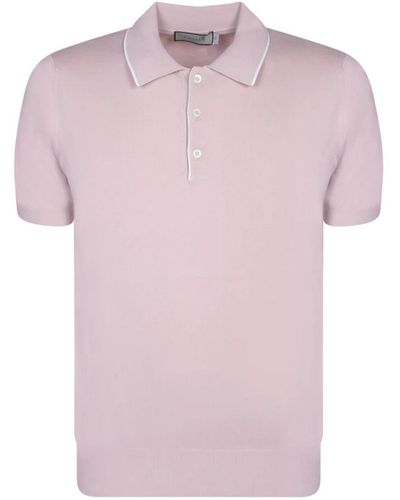 Canali Polo Shirts - Pink
