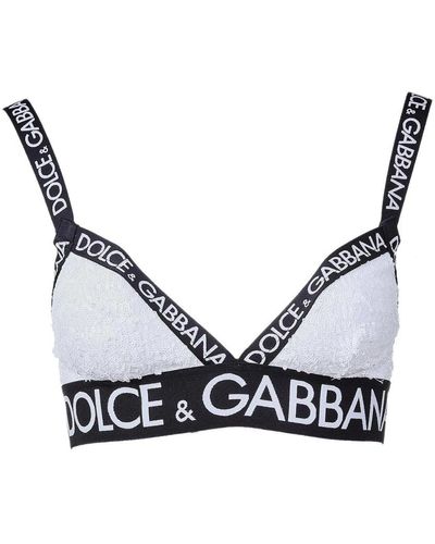 Dolce & Gabbana Reggiseno sportivo con paillettes per donne - Nero