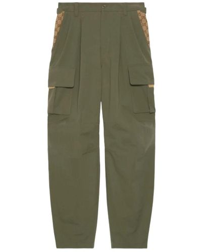 Gucci Wide Trousers - Green