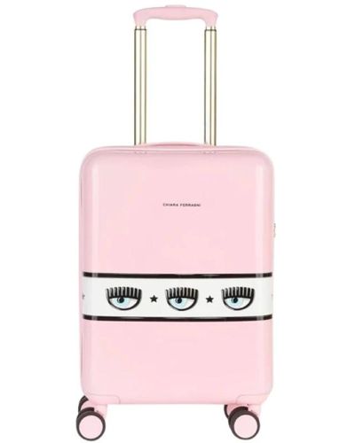 Chiara Ferragni Suitcases > cabin bags - Rose