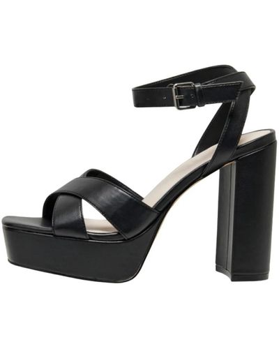 ONLY High heel sandals - Negro