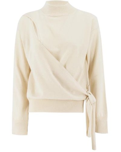 Fabiana Filippi Knitwear > turtlenecks - Blanc