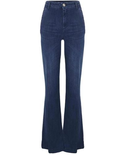 Kocca Jeans a zampa anni 70 - Blu