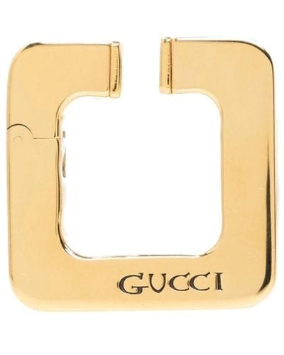 Gucci Orecchini in resina e ottone dorato - Metallizzato