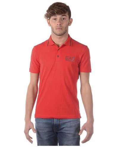 EA7 Polo shirt - Rouge