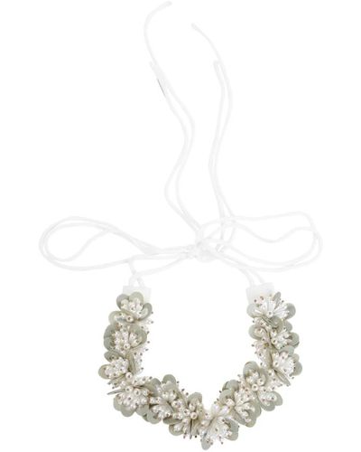 Dries Van Noten Glitch necklace - Metallizzato