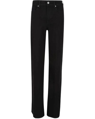 7 For All Mankind Straight Jeans - Black