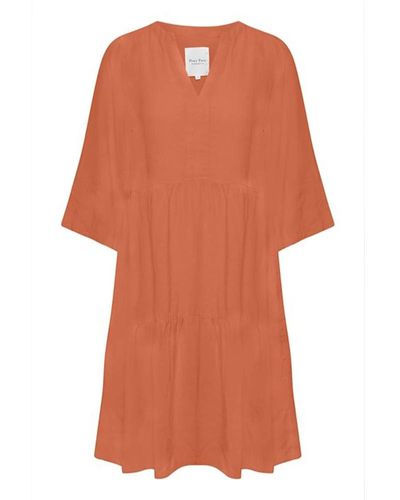 Part Two Vestido de verano de día - Naranja
