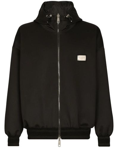 Dolce & Gabbana Sweatshirts & hoodies > zip-throughs - Noir