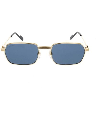 Cartier Stylische sonnenbrille - Blau