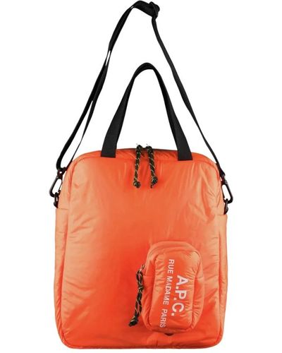 A.P.C. Bags > shoulder bags - Orange
