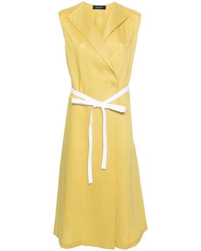 Fabiana Filippi Wrap Dresses - Yellow