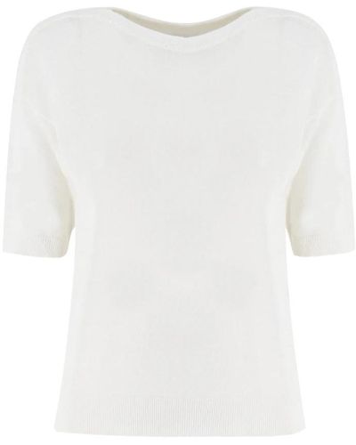 Le Tricot Perugia Round-Neck Knitwear - White