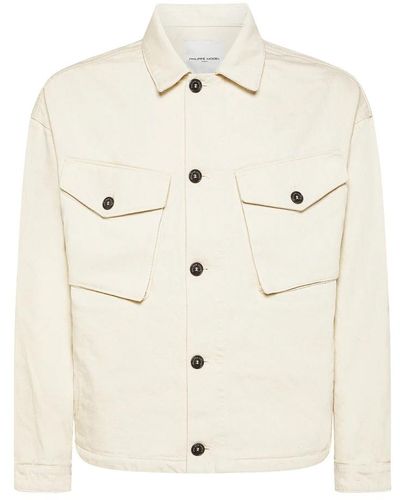 Philippe Model Jackets > denim jackets - Blanc