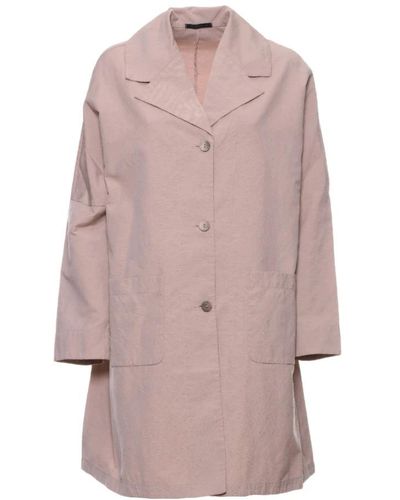 Transit Single-Breasted Coats - Pink