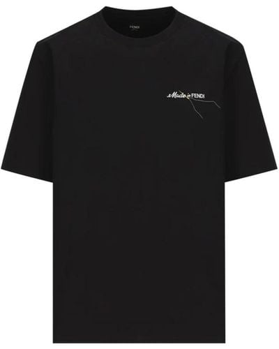 Fendi T-Shirts - Black