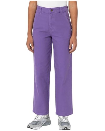 Dickies Trousers > straight trousers - Violet